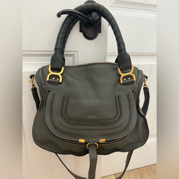 Chloe Handbags - Chloe “Marcie” satchel bag in grey. Beautiful bag, excellent used condition!